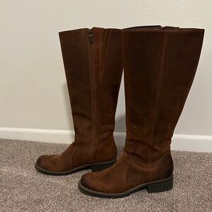 Clark’s Women’s Riding Leather Knee-High Boots